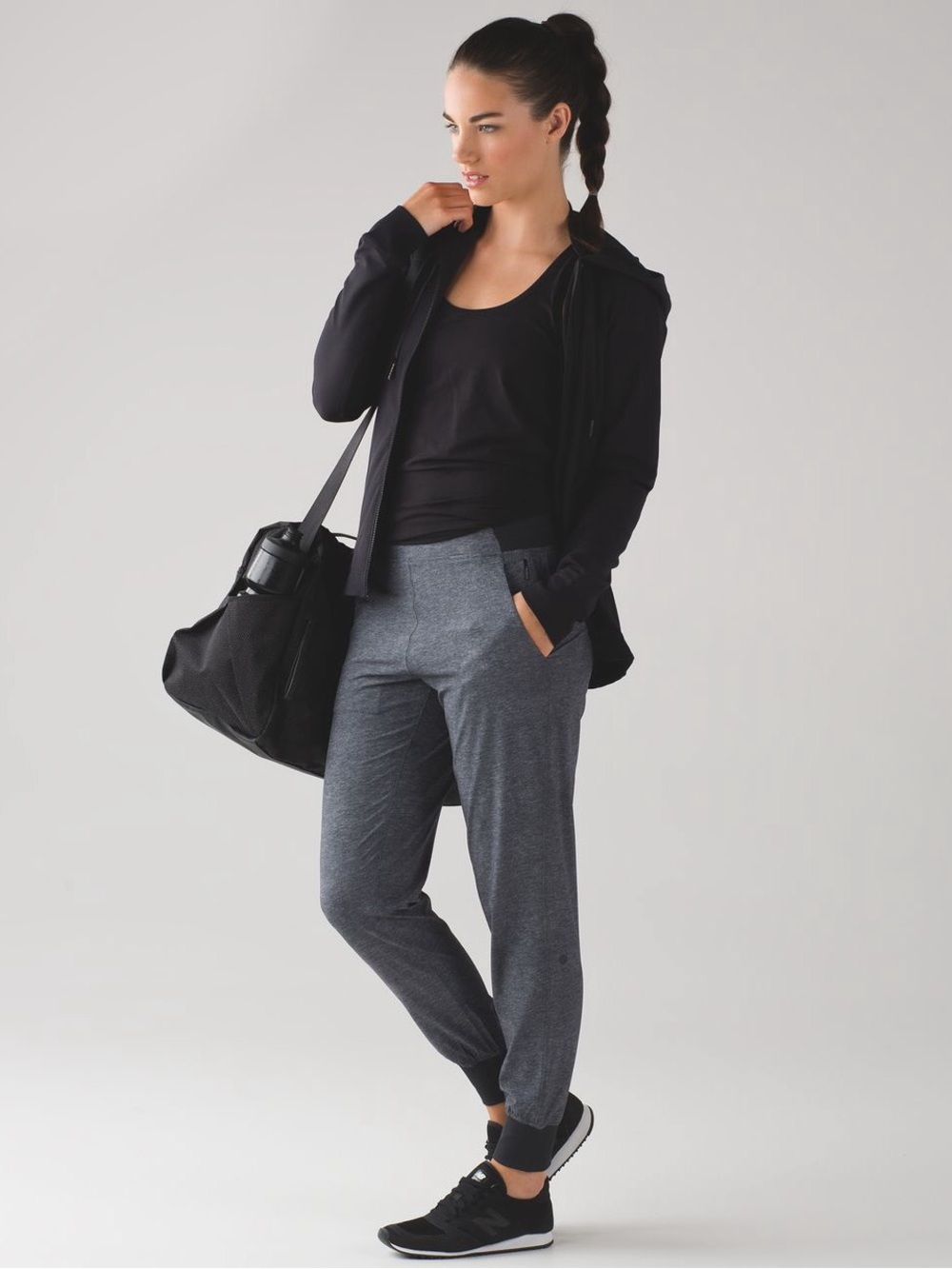 Lululemon Get Ready Jogger (Swift) Heathered Texture Printed Mercury Deep Coal
